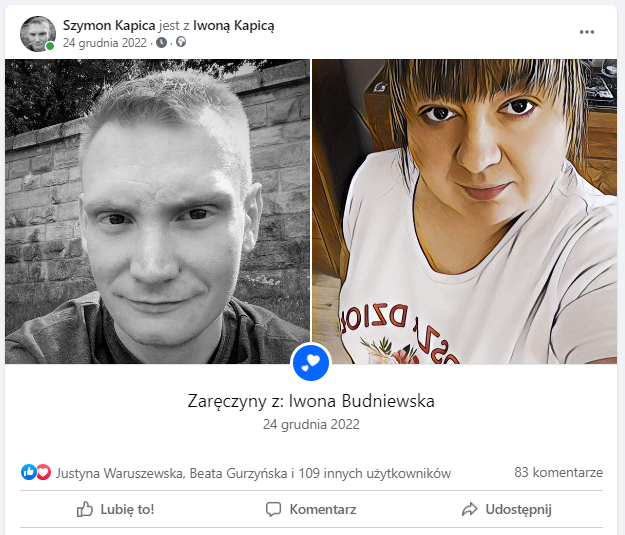 24 Grudnia 2022r. - Zaręczyny